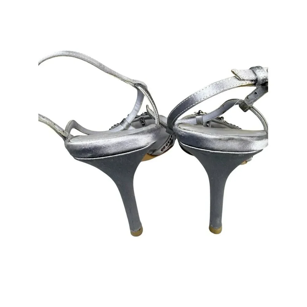 Valentino Garavani Rare Butterfly Crystal Heels 38.5 Violet Italy